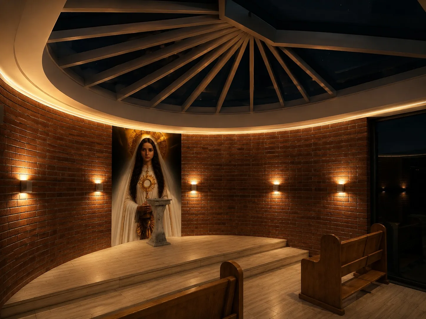 Interior do Espaço Nossa Senhora